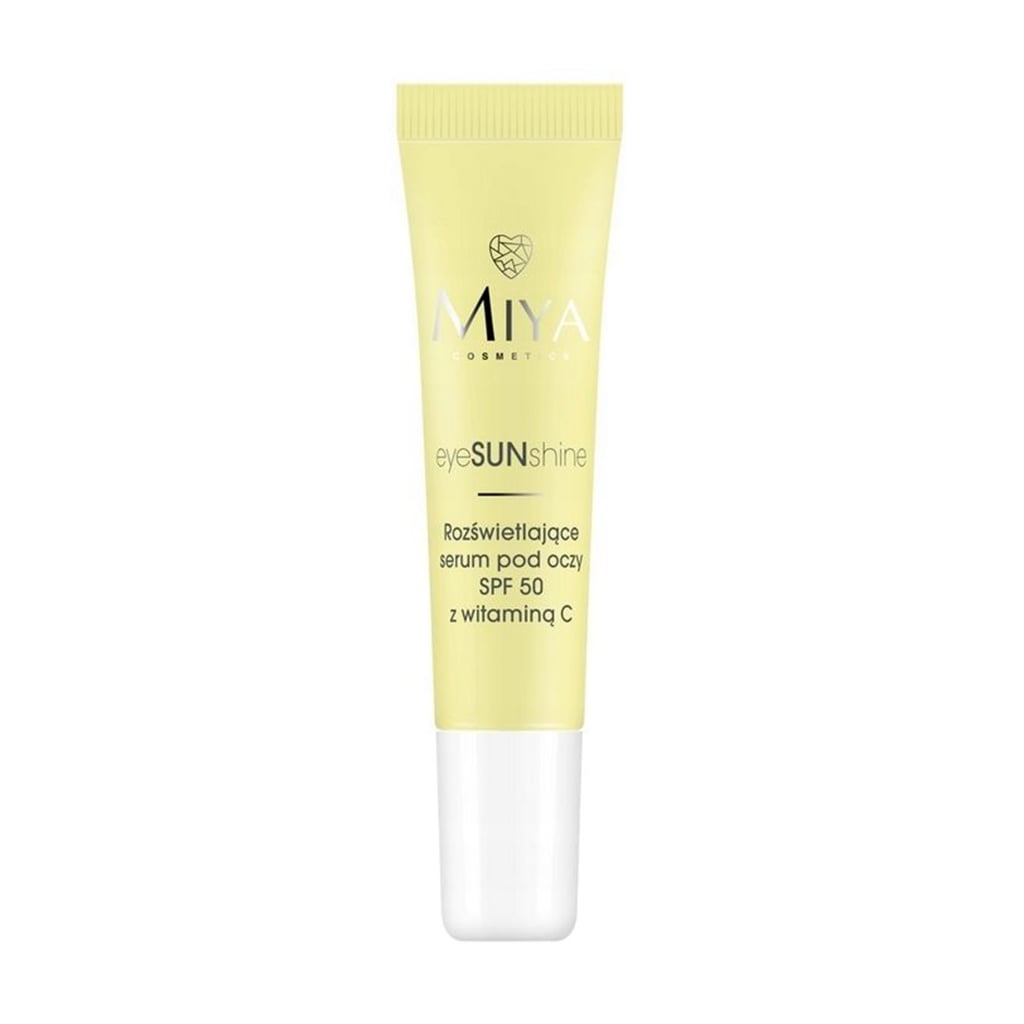 Освітлювальна сироватка для шкіри навколо очей Miya Cosmetics Eye Sun Shine Serum, SPF 50, з вітаміном С, 15 мл